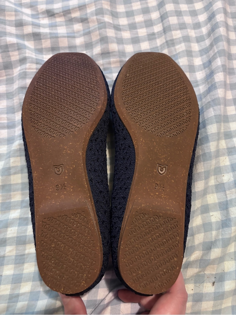 Rothy's Square Toe Ballet Flats - Navy - Picture 4 of 7
